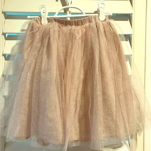 Old Navy tulle tutu style skirt shimmery mauve